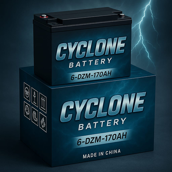 Cyclone Power 6-DZM-170AH Rickshaw Battery