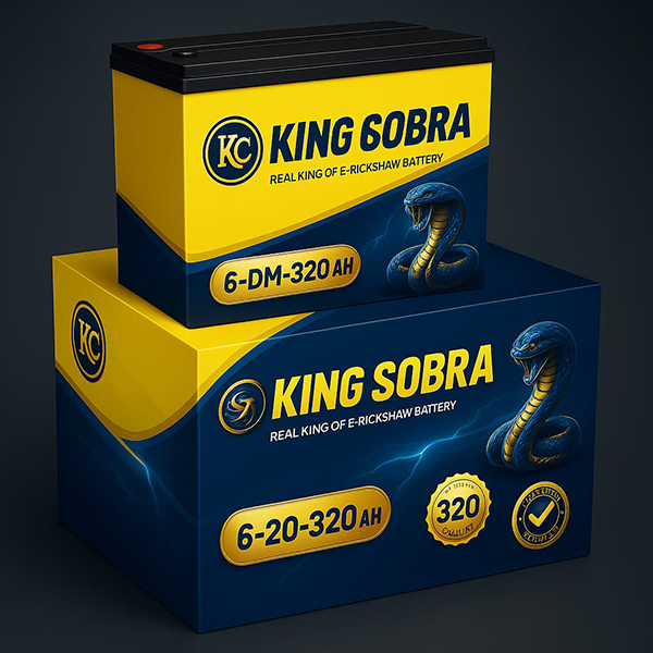 King Kobra – Real King of Rickshaw Battery 6-DZM-320AH
