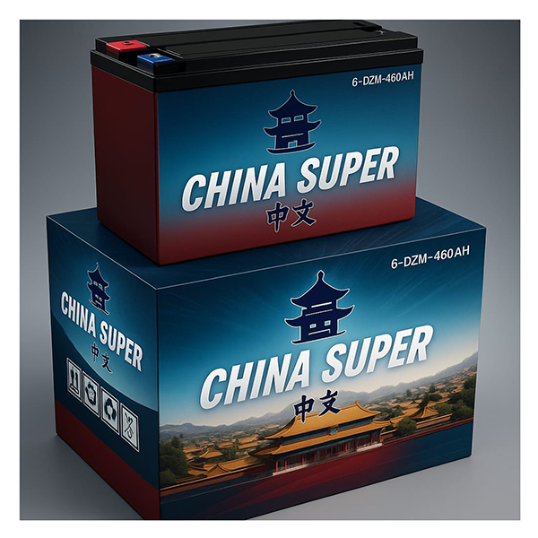 China Super 6-DZM-460AH 12V 460AH Dry Powder Battery